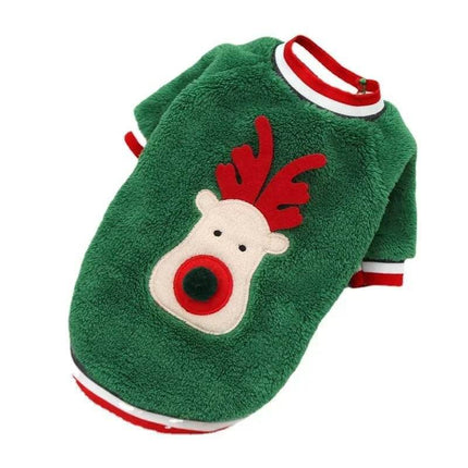 Christmas Dog Clothes Santa Pet Hoodies - Pet Hoodies - PetBoss - Mad Fly Essentials