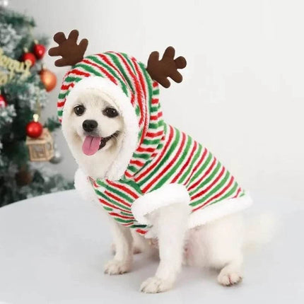 Christmas Dog Clothes Santa Pet Hoodies - Pet Hoodies - PetBoss - Mad Fly Essentials
