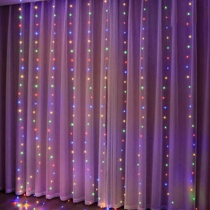 Curtain Lights Garland Sequin Christmas Decor - Christmas Decor - Mad Fly Essentials - Mad Fly Essentials