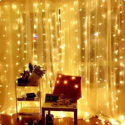 Curtain Lights Garland Sequin Christmas Decor - Christmas Decor - Mad Fly Essentials - Mad Fly Essentials