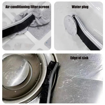 Cleaning Hacks 1 - 10pc Angled Shower Kitchen Bathroom Brushes - Cleaning Hacks - BES - Mad Fly Essentials