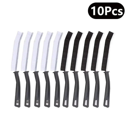 Cleaning Hacks 1 - 10pc Angled Shower Kitchen Bathroom Brushes - Cleaning Hacks - BES - Mad Fly Essentials