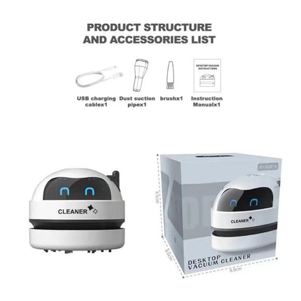 Cleaning Hacks Battery Powered Vacuum Robot - Cleaning Hacks - BES - Mad Fly Essentials