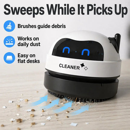 Cleaning Hacks Battery Powered Vacuum Robot - Cleaning Hacks - BES - Mad Fly Essentials