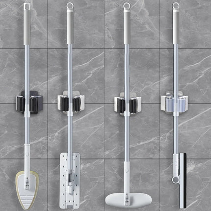 Cleaning Hacks Home Mop 4pc Wall Mounted Broom Rack - Cleaning Hacks - BES - Mad Fly Essentials