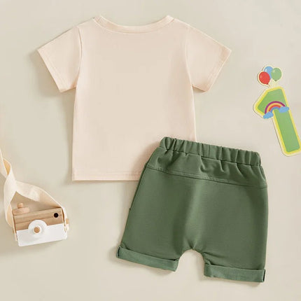 Clothing Set Baby Boy First Birthday Cookie Outfit Set - Clothing Set - Zafille - Mad Fly Essentials