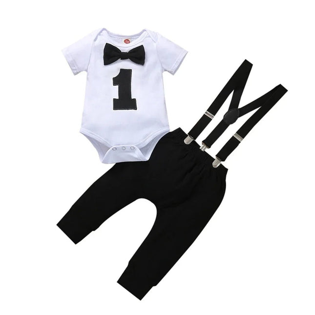 Clothing Set Baby Boy First Birthday Rompers Overalls - Clothing Set - Prowow - Mad Fly Essentials