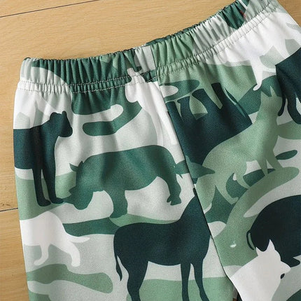 Clothing Set Baby Boy Long Leopard Top Pants 2pc Set - Clothing Set - LZH - Mad Fly Essentials