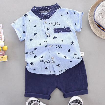 Clothing Set Baby Boys Summer Bear Outfit - Clothing Set - Kidswant - Mad Fly Essentials