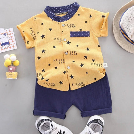 Clothing Set Baby Boys Summer Bear Outfit - Clothing Set - Kidswant - Mad Fly Essentials