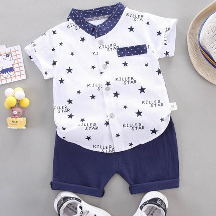 Clothing Set Baby Boys Summer Bear Outfit - Clothing Set - Kidswant - Mad Fly Essentials