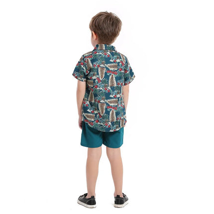 Clothing Set Baby Boys Tropical Paradise Floral Pants Set - Clothing Set - Top and top - Mad Fly Essentials