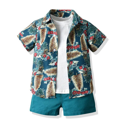 Clothing Set Baby Boys Tropical Paradise Floral Pants Set - Clothing Set - Top and top - Mad Fly Essentials