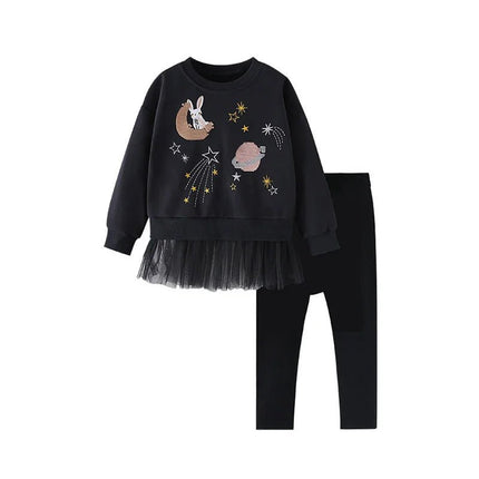 Clothing Set Baby Girl 2-7T Floral Shirt Leggings Set - Clothing Set - Mioglrie - Mad Fly Essentials