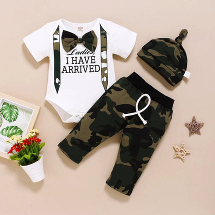 Clothing Set Baby Long Daddy's Boy Hooded Outfit Set - Clothing Set - LZH - Mad Fly Essentials