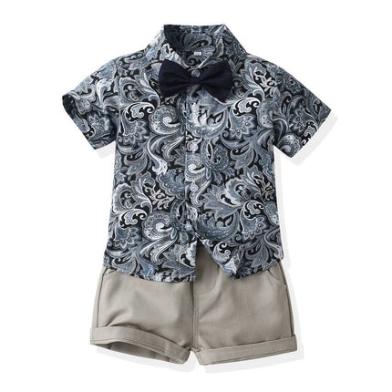 Clothing Set Boy Beach Palm Tree 2pc Set - Clothing Set - Surferfish - Mad Fly Essentials