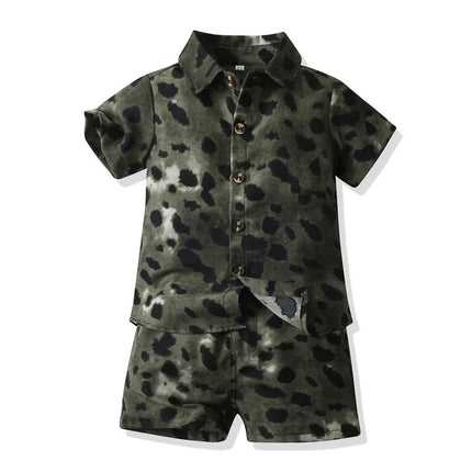Clothing Set Boy Beach Palm Tree 2pc Set - Clothing Set - Surferfish - Mad Fly Essentials