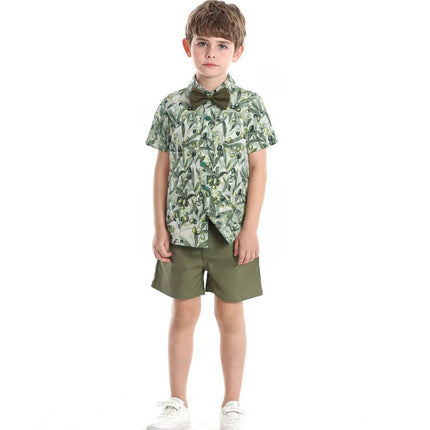 Clothing Set Boy Summer Floral Vacation Seasonal Wear - Clothing Set - Surferfish - Mad Fly Essentials