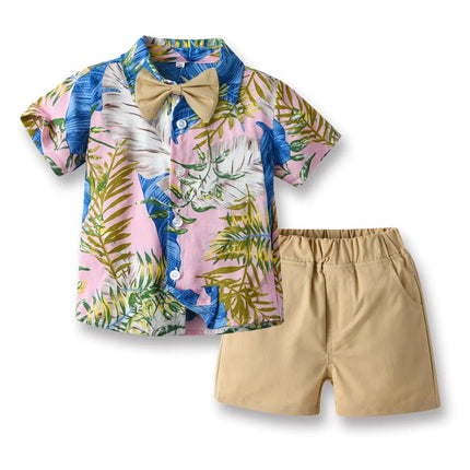Clothing Set Boy Summer Floral Vacation Seasonal Wear - Clothing Set - Surferfish - Mad Fly Essentials