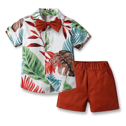Clothing Set Boy Summer Floral Vacation Seasonal Wear - Clothing Set - Surferfish - Mad Fly Essentials