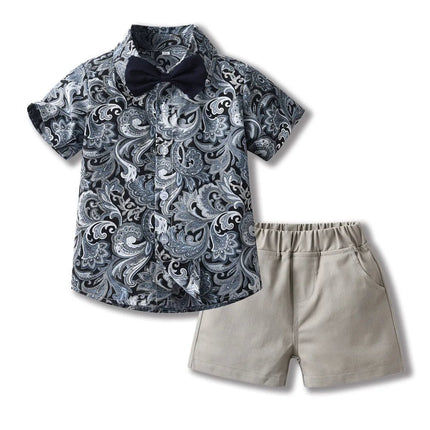 Clothing Set Boy Summer Floral Vacation Seasonal Wear - Clothing Set - Surferfish - Mad Fly Essentials