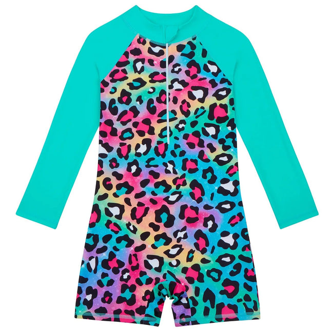 Clothing Set Kids Girl Leopard Rash Guard Swimwear - Clothing Set - Afairytale - Mad Fly Essentials