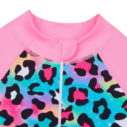 Clothing Set Kids Girl Leopard Rash Guard Swimwear - Clothing Set - Afairytale - Mad Fly Essentials