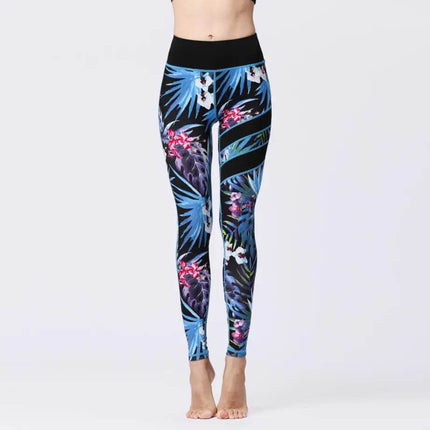 Cloud Hide Women High Waist Yoga Floral Fitness Leggings - Fitness Leggings - Cloud Hide - Mad Fly Essentials