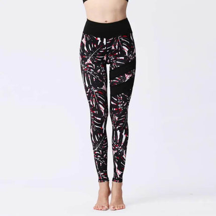 Cloud Hide Women High Waist Yoga Floral Fitness Leggings - Fitness Leggings - Cloud Hide - Mad Fly Essentials