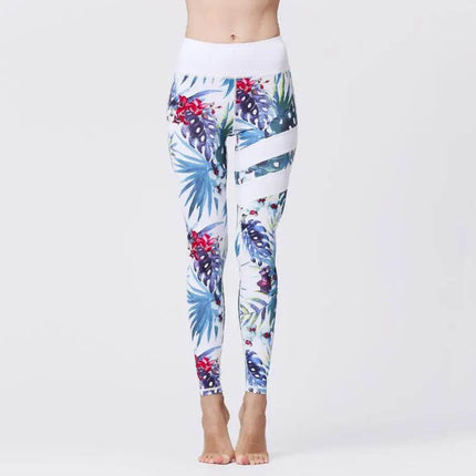 Cloud Women Floral Fitness Leggings - Mad Fly Essentials