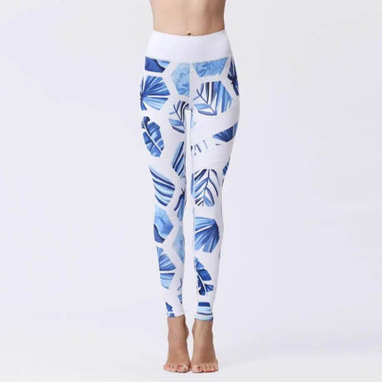 Cloud Hide Women High Waist Yoga Floral Fitness Leggings - Fitness Leggings - Cloud Hide - Mad Fly Essentials