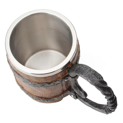 Coffee Mug 600ml Stainless Dragon Snake Animal Beer Mug - Coffee Mug - Medieval Decor - Mad Fly Essentials
