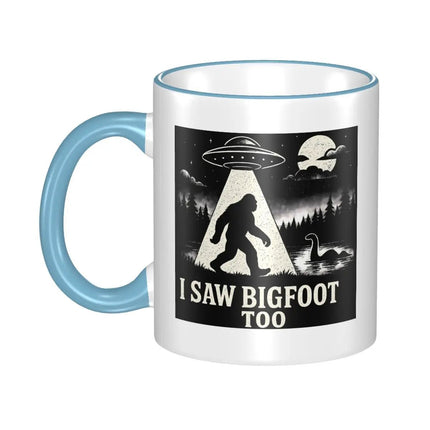 Coffee Mug Bigfoot UFO Alien Vintage Mug - Coffee Mug - Light Magic - Mad Fly Essentials