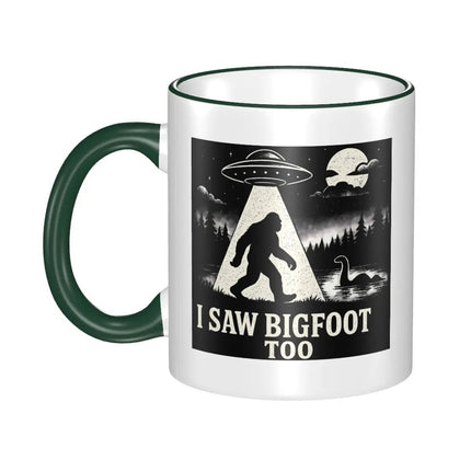 Coffee Mug Bigfoot UFO Alien Vintage Mug - Coffee Mug - Light Magic - Mad Fly Essentials