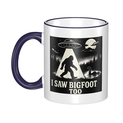 Coffee Mug Bigfoot UFO Alien Vintage Mug - Coffee Mug - Light Magic - Mad Fly Essentials