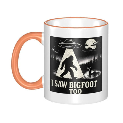 Coffee Mug Bigfoot UFO Alien Vintage Mug - Coffee Mug - Light Magic - Mad Fly Essentials