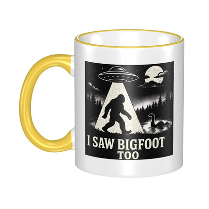 Coffee Mug Bigfoot UFO Alien Vintage Mug - Coffee Mug - Light Magic - Mad Fly Essentials