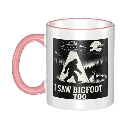 Coffee Mug Bigfoot UFO Alien Vintage Mug - Coffee Mug - Light Magic - Mad Fly Essentials
