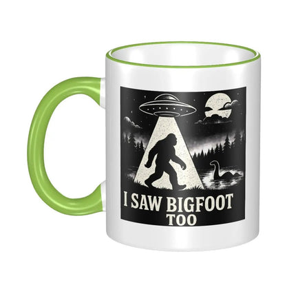 Coffee Mug Bigfoot UFO Alien Vintage Mug - Coffee Mug - Light Magic - Mad Fly Essentials