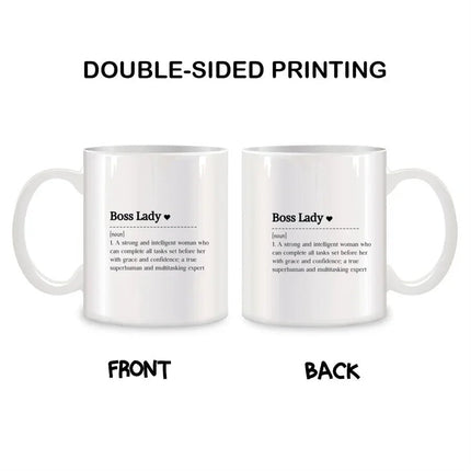 Coffee Mug Boss Lady Birthday Gift Drinkware - Coffee Mug - Aiuhu - Mad Fly Essentials