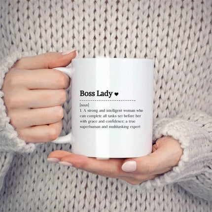 Coffee Mug Boss Lady Birthday Gift Drinkware - Coffee Mug - Aiuhu - Mad Fly Essentials