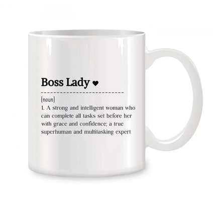Coffee Mug Boss Lady Birthday Gift Drinkware - Coffee Mug - Aiuhu - Mad Fly Essentials
