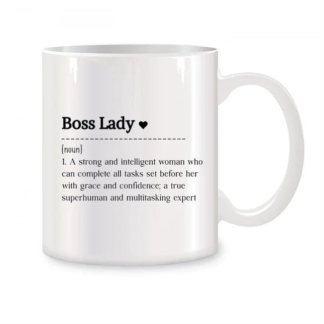 Coffee Mug Boss Lady Birthday Gift Drinkware - Coffee Mug - Aiuhu - Mad Fly Essentials