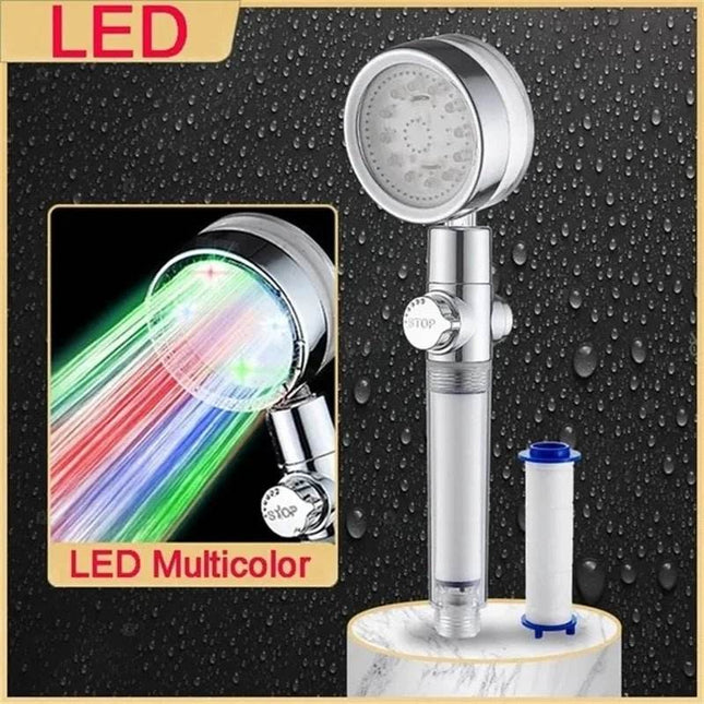 Color Changing LED RGB Automatic Shower Head - Shower Head - Aasamux - Mad Fly Essentials