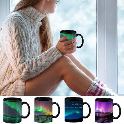 Color Changing Northern Lights Coffee Mug - Coffee Mug - DESumHar - Mad Fly Essentials