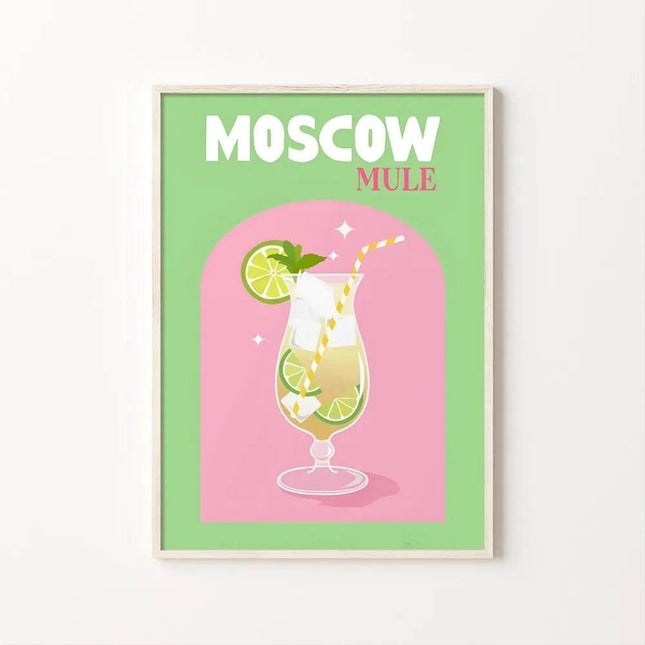 Colorful Cocktail Drink Bar Sign Bedroom Wall Decor - Wall Decor - hdprints - Mad Fly Essentials