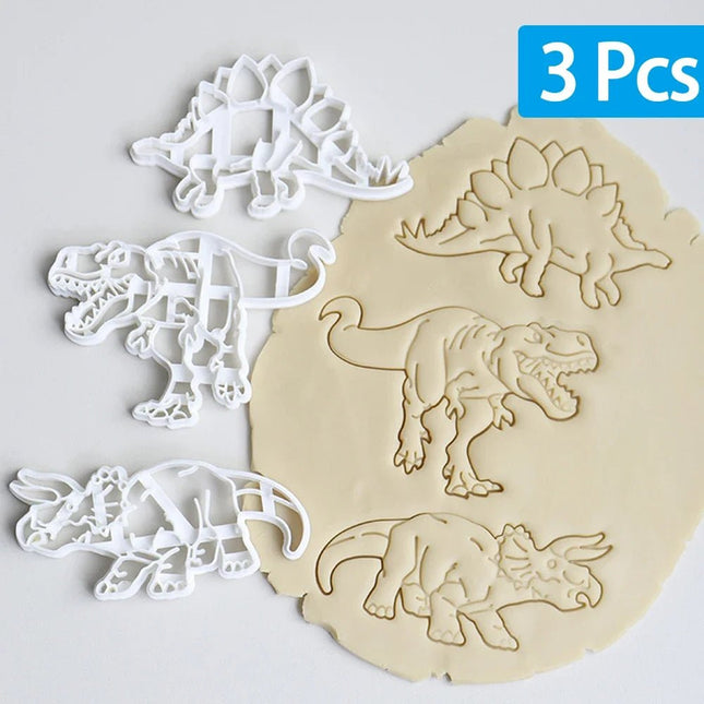 Cookie Cutter 3D Dinosaur Biscuit Mold Kitchen Accessories - Cookie Cutter - Amebrond - Mad Fly Essentials