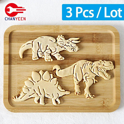 Cookie Cutter 3D Dinosaur Biscuit Mold Kitchen Accessories - Cookie Cutter - Amebrond - Mad Fly Essentials