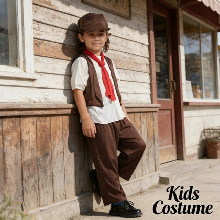 Costume Boy Medieval Worker Halloween Party Costume Set - Costume - Kid Essentials - Mad Fly Essentials