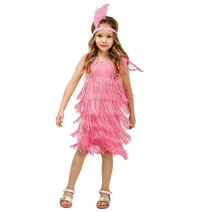 Costume Dress Baby Girl 1920s Latin Flapper Dress - Costume Dress - Prowow - Mad Fly Essentials